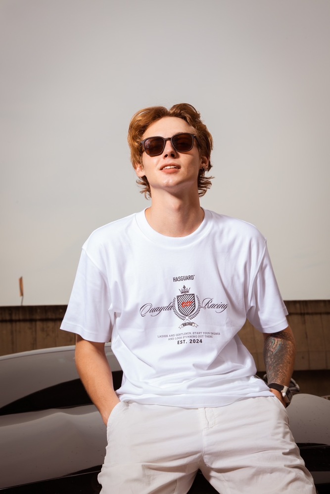 QD x Hasguard in White - Image 3