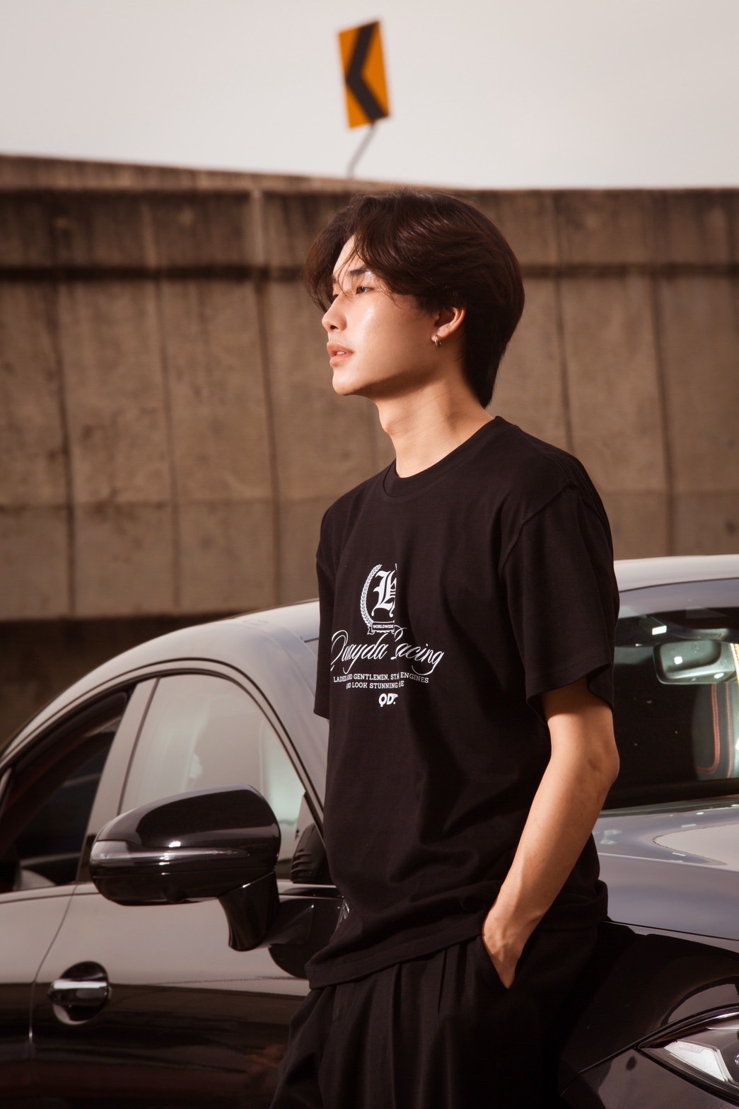 QD x Hasguard in black - Image 3