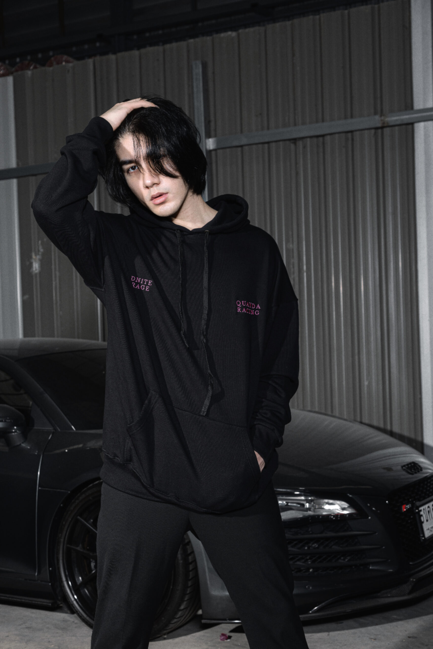 QD x Midnite Garage Hoodie - Image 10