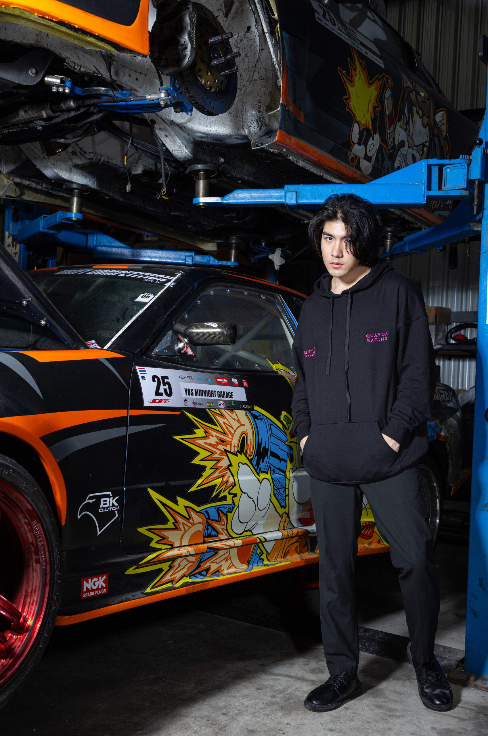 QD x Midnite Garage Hoodie - Image 9