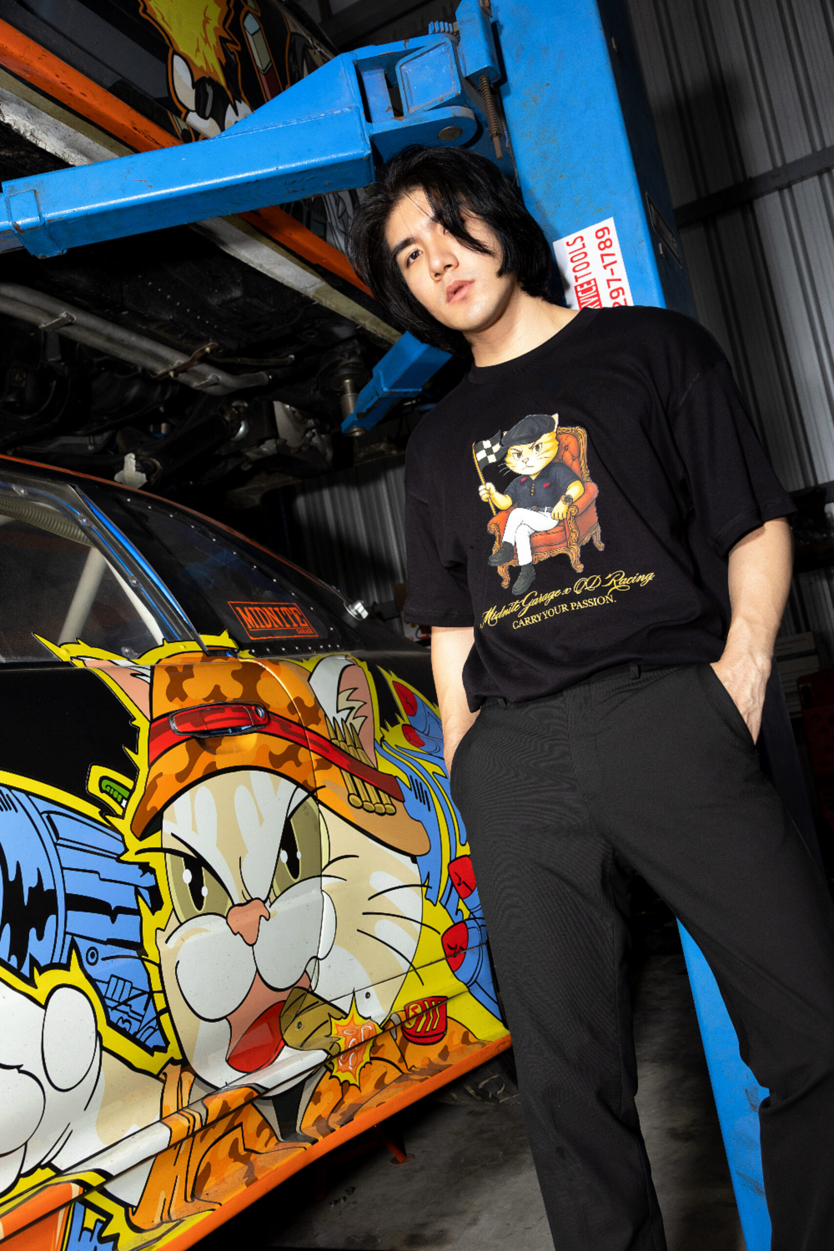 QD x Midnite Garage T-shirt - Image 3